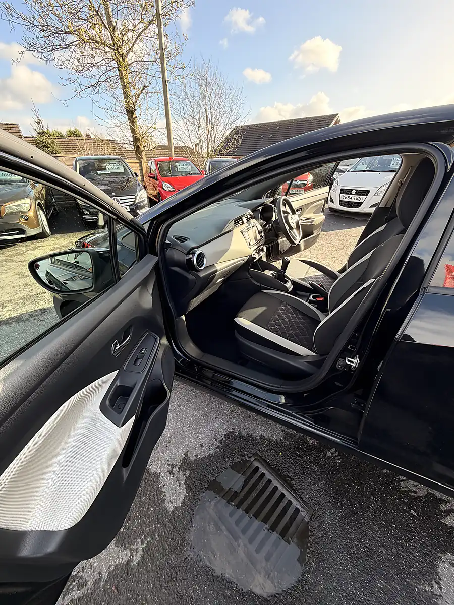 Used 2017 Nissan Micra N-Connecta Black - Interior and Exterior details 15