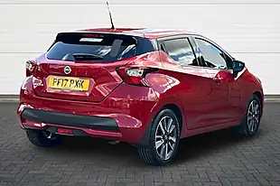 Used 2017 Nissan Micra N-Connecta Passion Red - Interior and Exterior details 3
