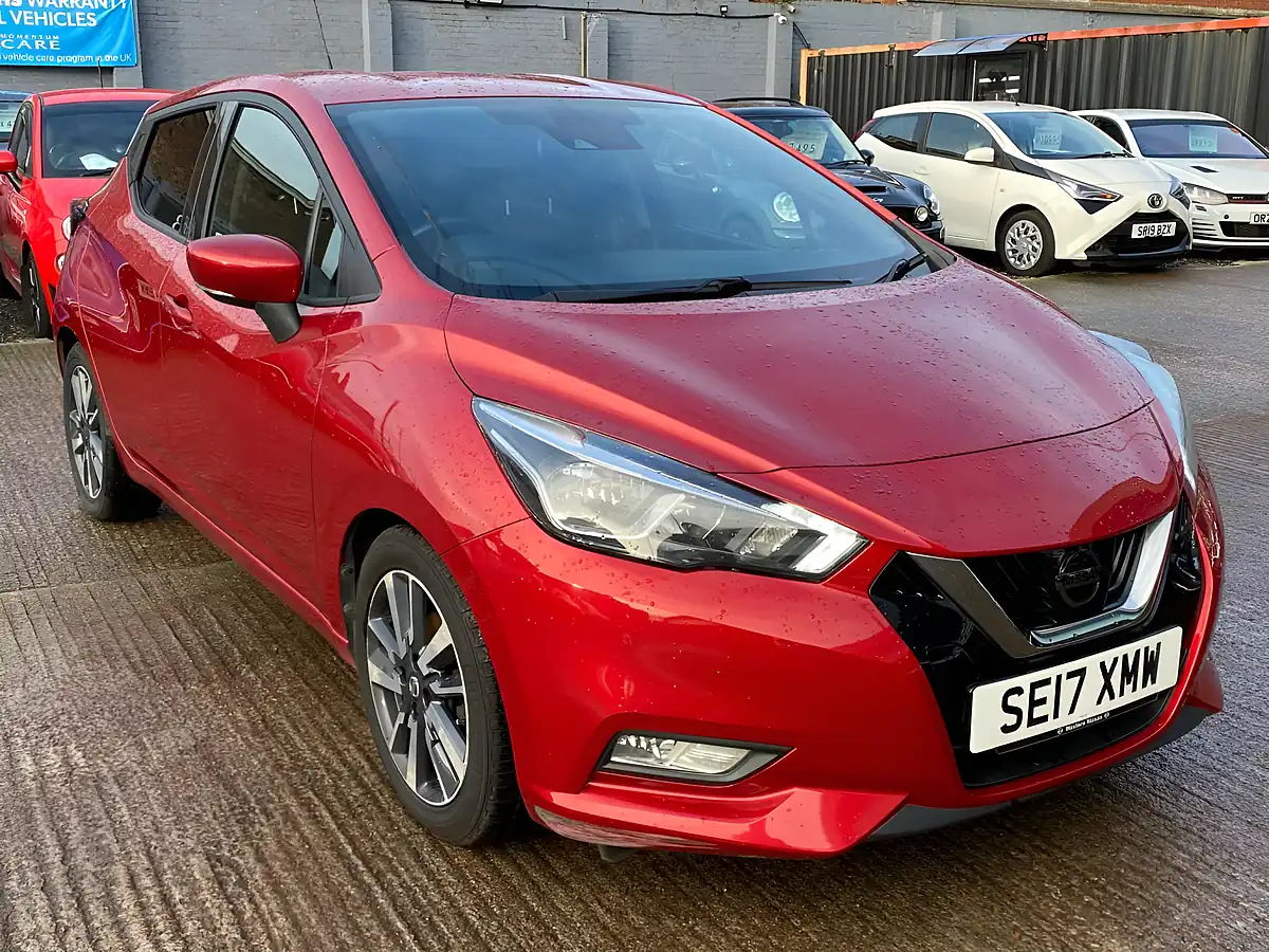 Used 2017 Nissan Micra N-Connecta Red - Interior and Exterior details 2