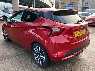 Used 2017 Nissan Micra N-Connecta Red - Interior and Exterior details 5