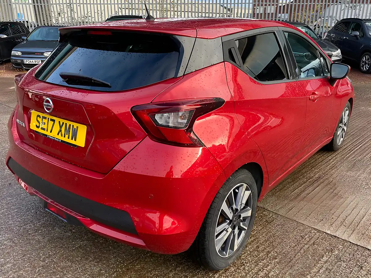 Used 2017 Nissan Micra N-Connecta Red - Interior and Exterior details 6