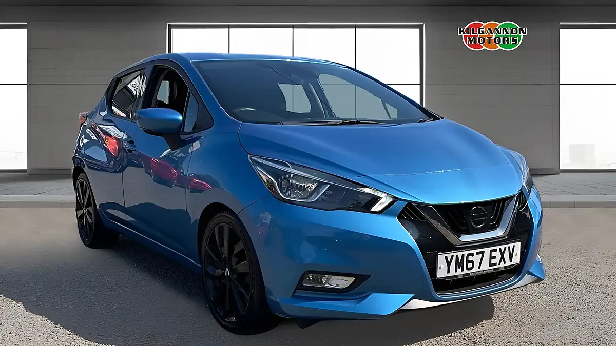 Used 2017 Nissan Micra Tekna Blue - Front View