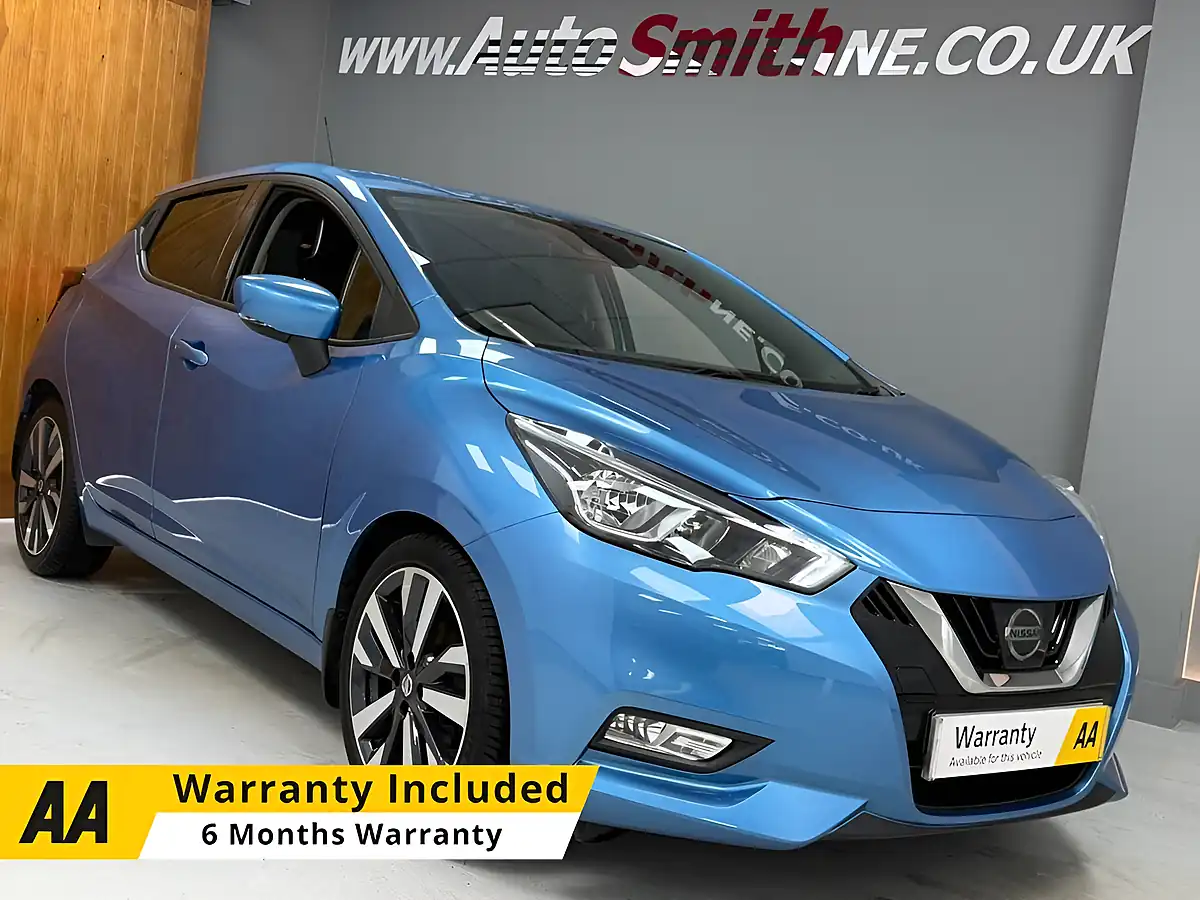 Used 2017 Nissan Micra Tekna Blue - Front View