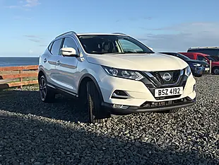 Used 2017 Nissan Qashqai N-Connecta White - Interior and Exterior details 3