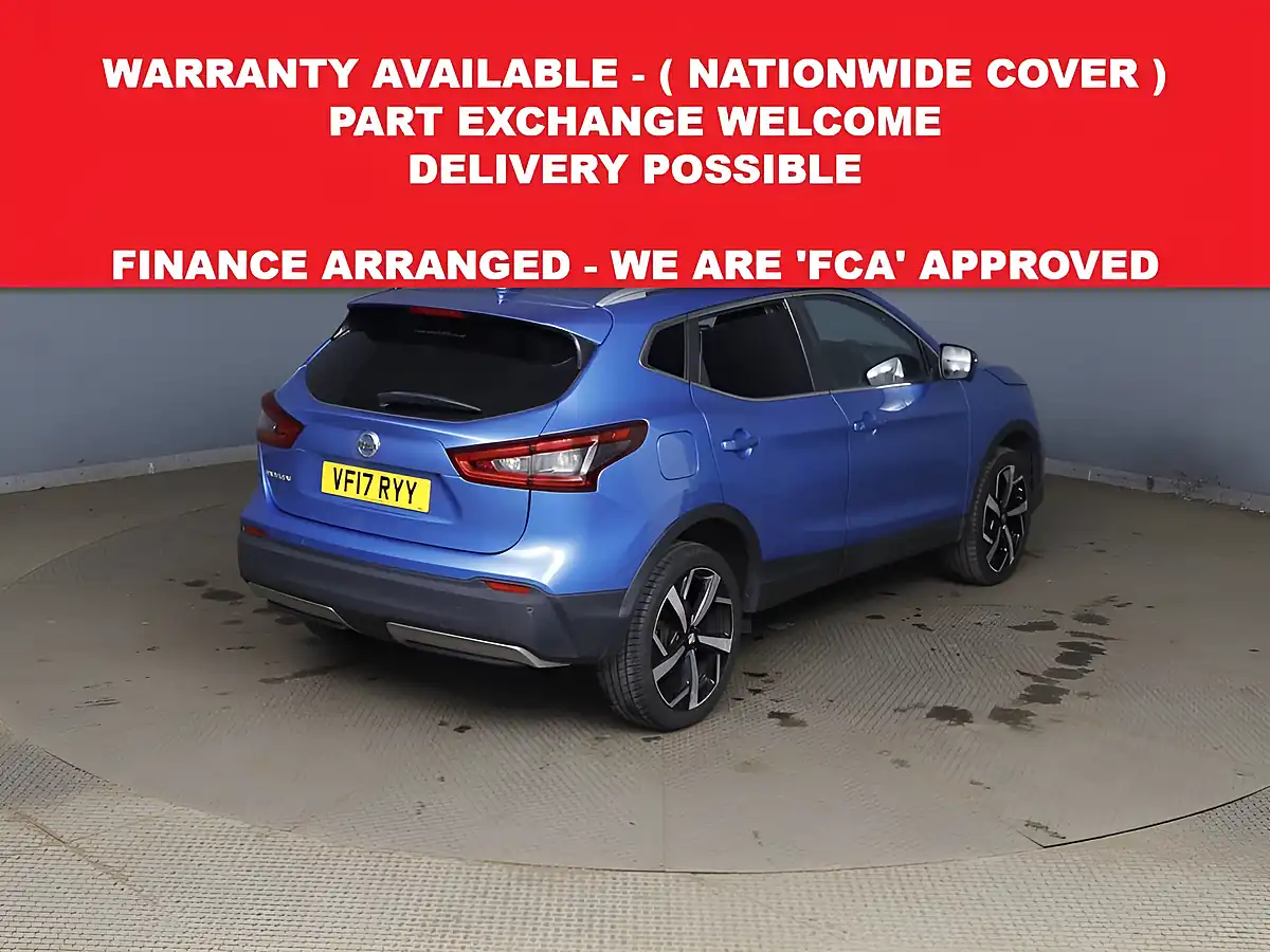 Used 2017 Nissan Qashqai Tekna Blue - Interior and Exterior details 2