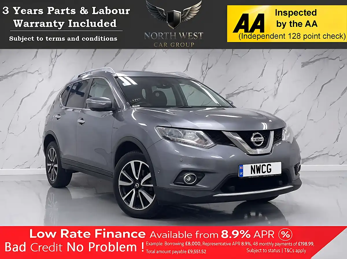 Used 2017 Nissan X-Trail Tekna Grey - Front View