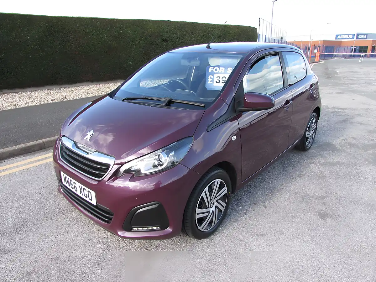 Used 2017 Peugeot 108 Active Purple - Interior and Exterior details 2