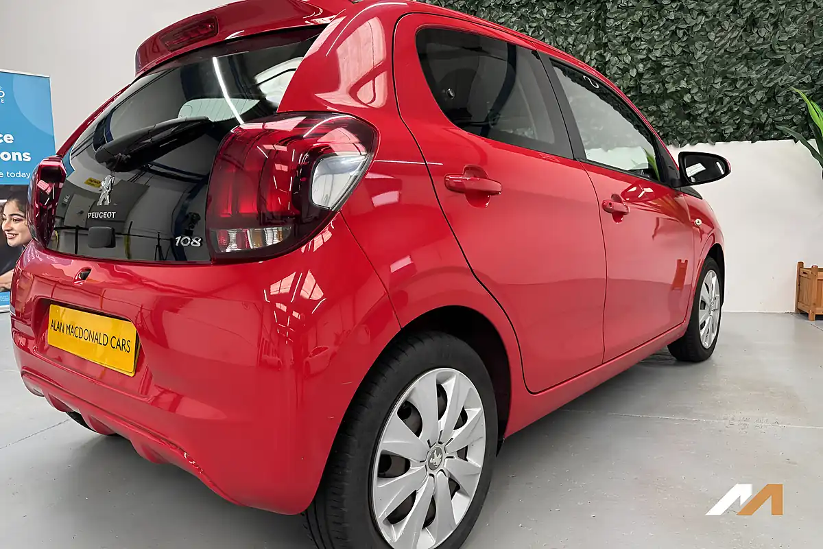 Used 2017 Peugeot 108 Active Red - Interior and Exterior details 10