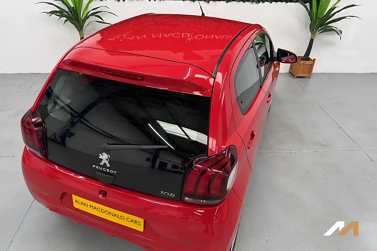Used 2017 Peugeot 108 Active Red - Interior and Exterior details 12
