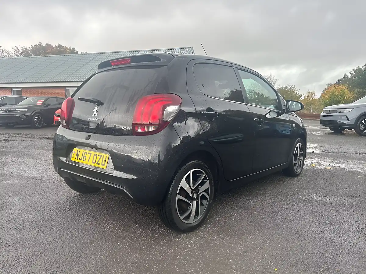 Used 2017 Peugeot 108 Allure Black - Interior and Exterior details 5