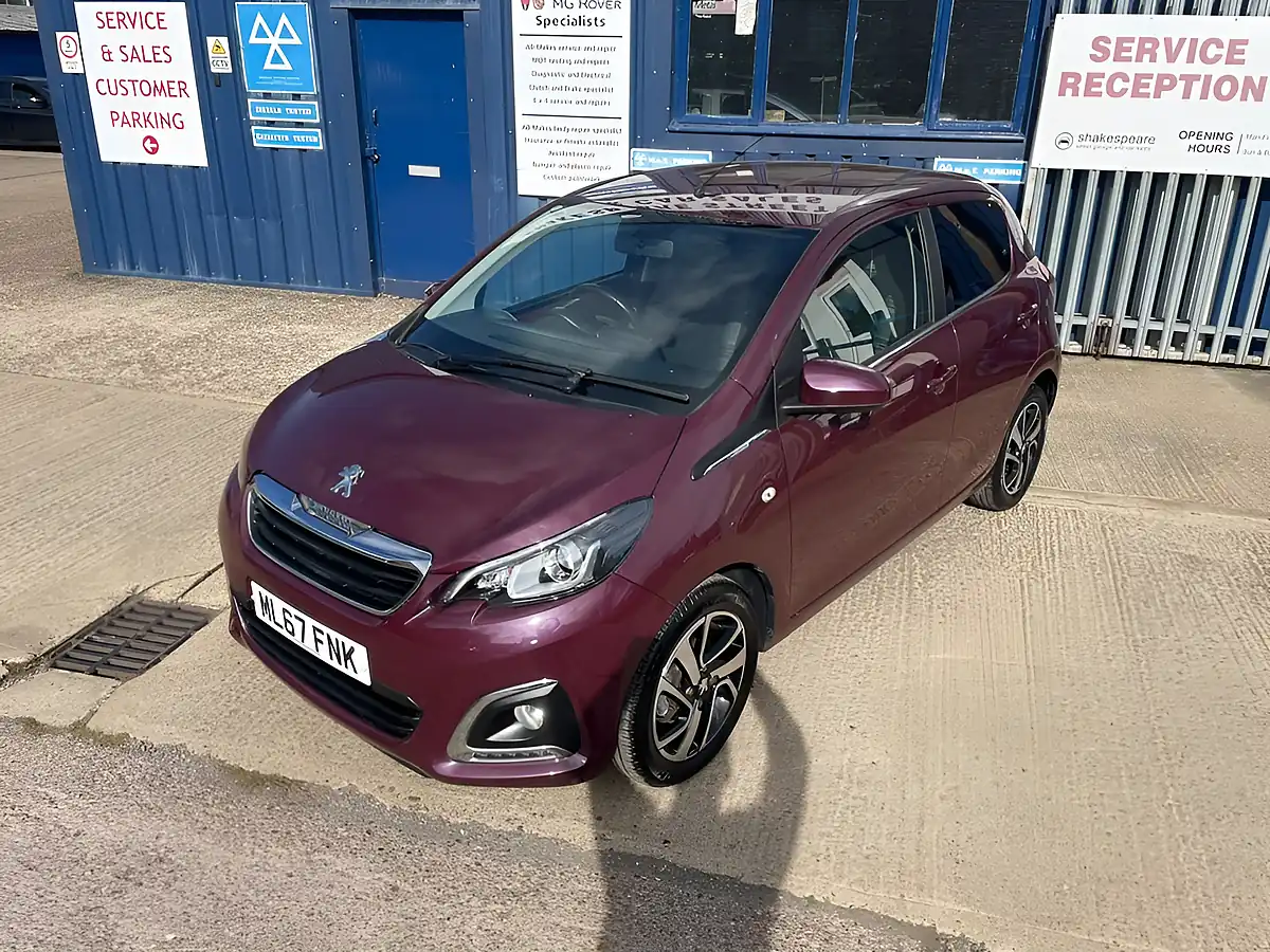 Used 2017 Peugeot 108 Allure Purple - Interior and Exterior details 5