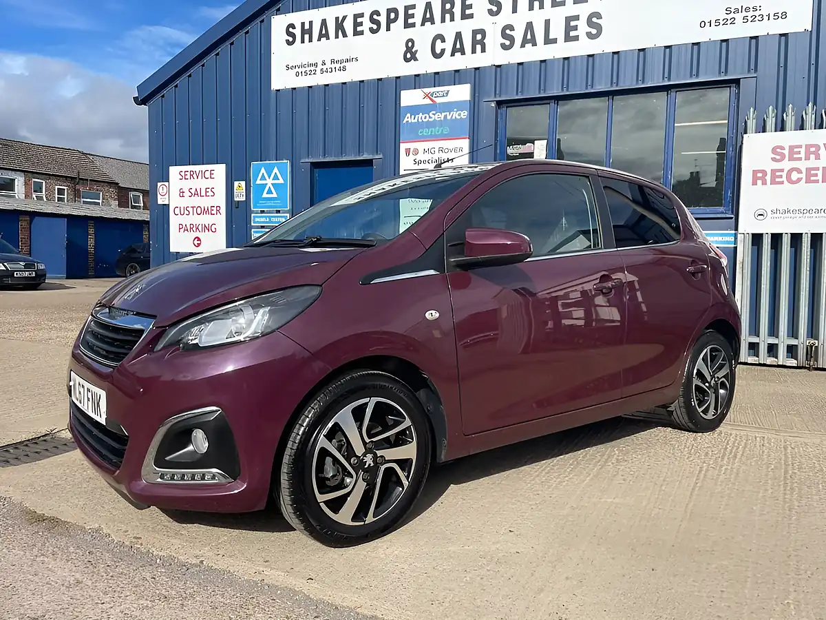 Used 2017 Peugeot 108 Allure Purple - Interior and Exterior details 6