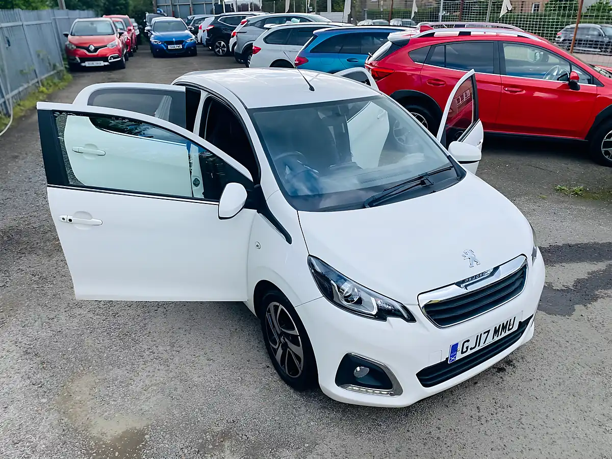 Used 2017 Peugeot 108 Allure White - Interior and Exterior details 13