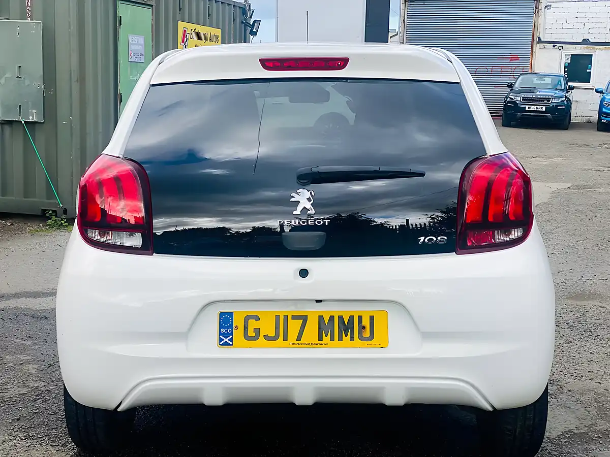 Used 2017 Peugeot 108 Allure White - Interior and Exterior details 8