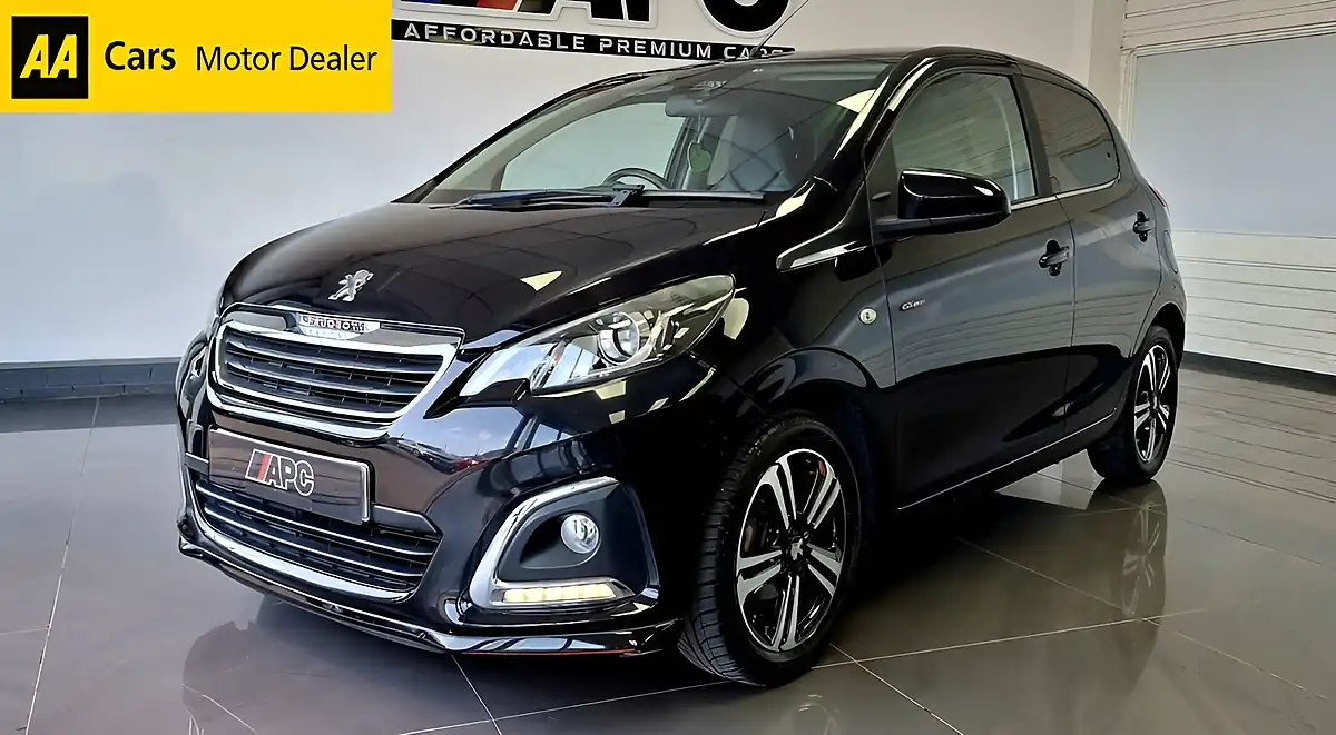 Used 2017 Peugeot 108 GT Line Black - Front View