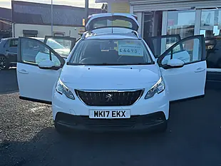 Used 2017 Peugeot 2008 Access (a/C) White - Interior and Exterior details 11