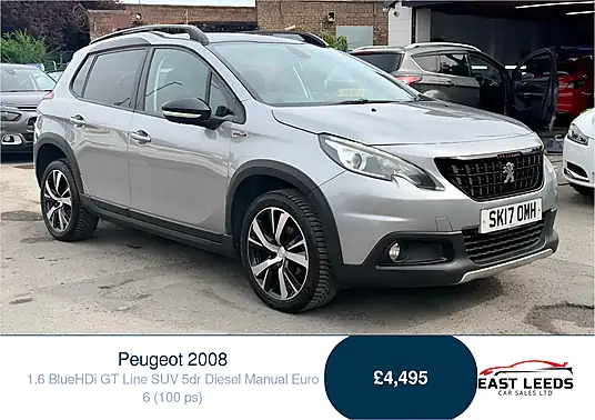 2017 Peugeot 2008 GT Line 1.6 BlueHDi