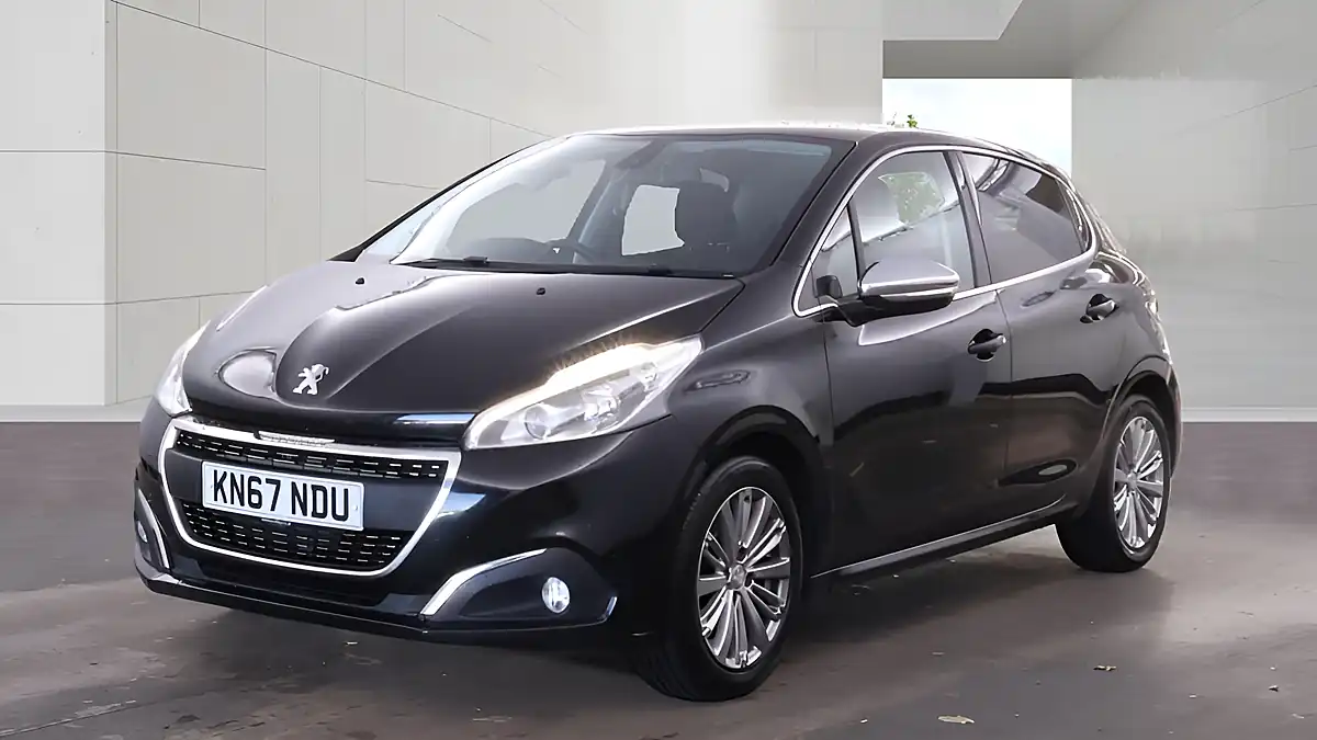 Used 2017 Peugeot 208 Allure Black Black - Front View
