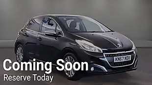 Used 2017 Peugeot 208 Allure Black Black - Interior and Exterior details 12