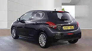 Used 2017 Peugeot 208 Allure Black Black - Interior and Exterior details 2