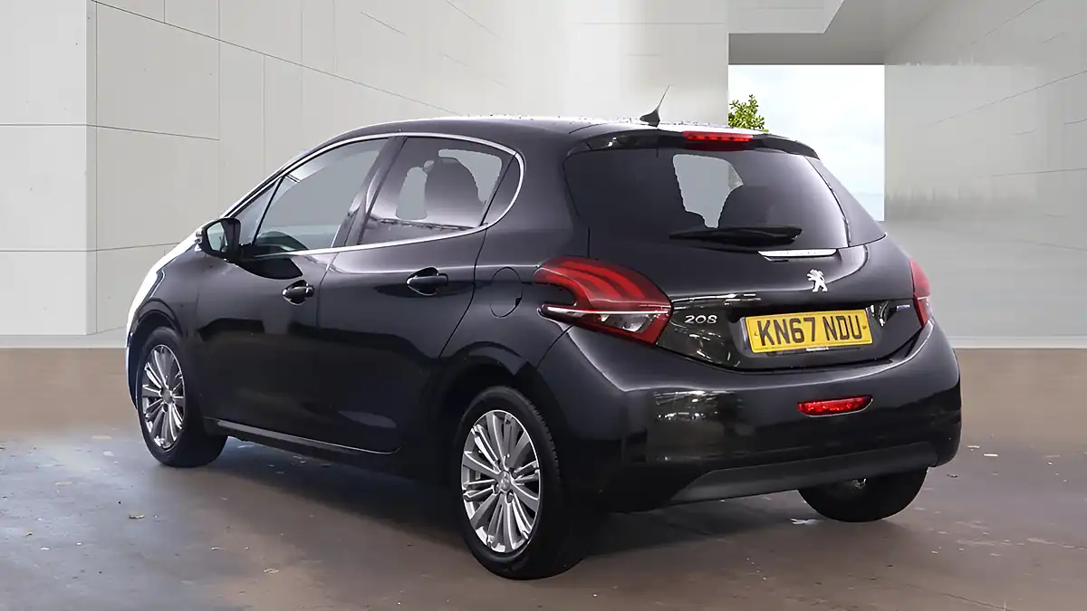 Used 2017 Peugeot 208 Allure Black Black - Interior and Exterior details 2