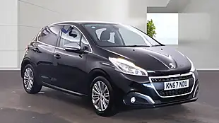 Used 2017 Peugeot 208 Allure Black Black - Interior and Exterior details 3