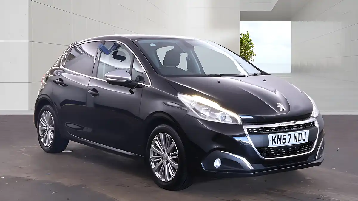 Used 2017 Peugeot 208 Allure Black Black - Interior and Exterior details 3