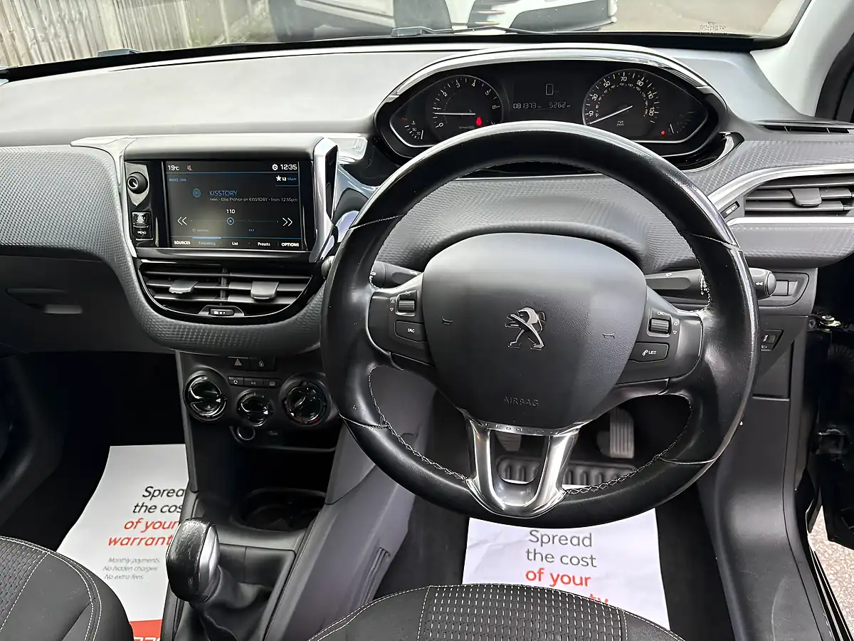 Used 2017 Peugeot 208 Allure Black - Interior and Exterior details 11