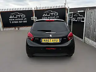 Used 2017 Peugeot 208 Allure Black - Interior and Exterior details 5