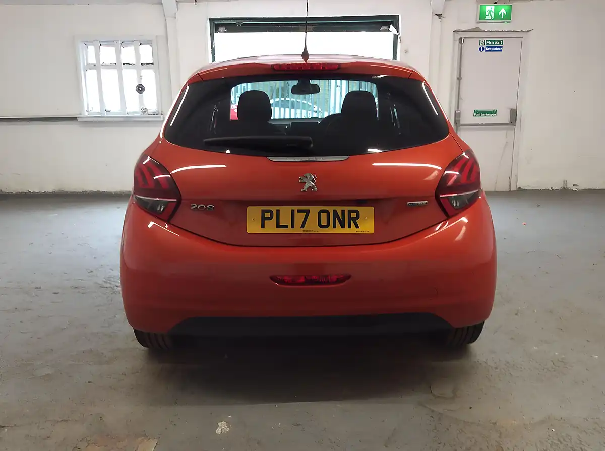 Used 2017 Peugeot 208 Allure Premium Orange - Interior and Exterior details 5