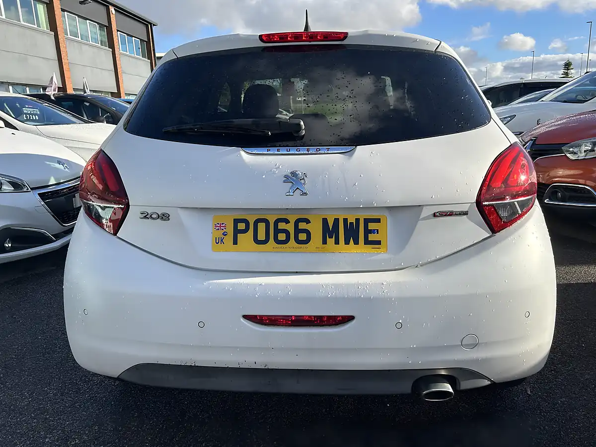 Used 2017 Peugeot 208 GT Line White - Interior and Exterior details 5