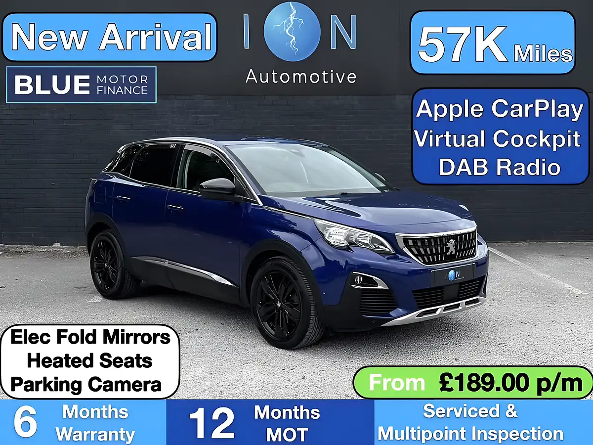 Used 2017 Peugeot 3008 Allure Magnetic Blue - Front View