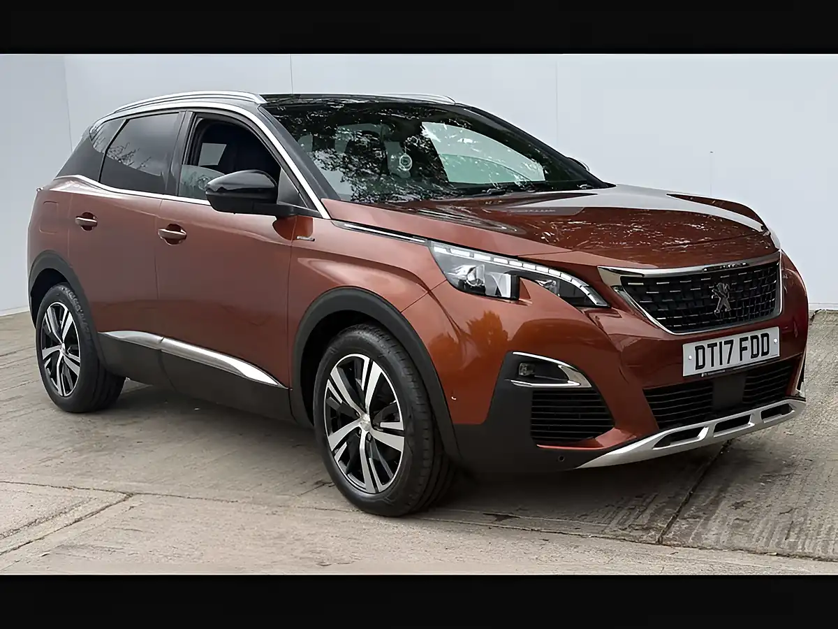 Used 2017 Peugeot 3008 GT Line Blue Sunset Copper - Front View