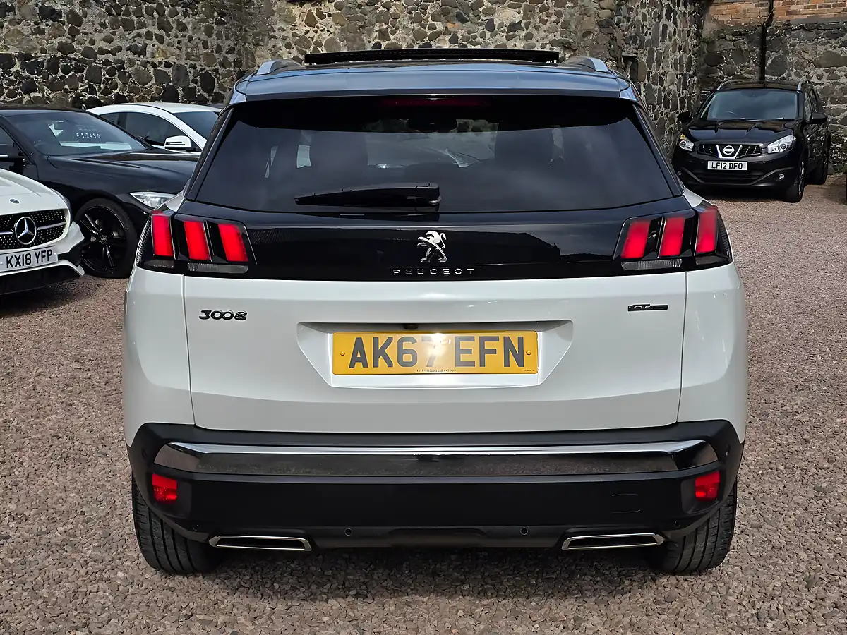 Used 2017 Peugeot 3008 GT Line Pearlescent White - Interior and Exterior details 17