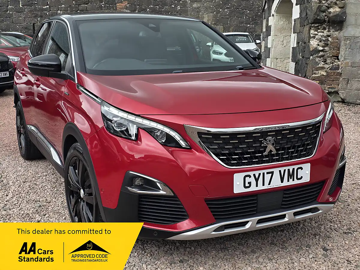 Used 2017 Peugeot 3008 GT Line Ultimate Red Pearl - Front View