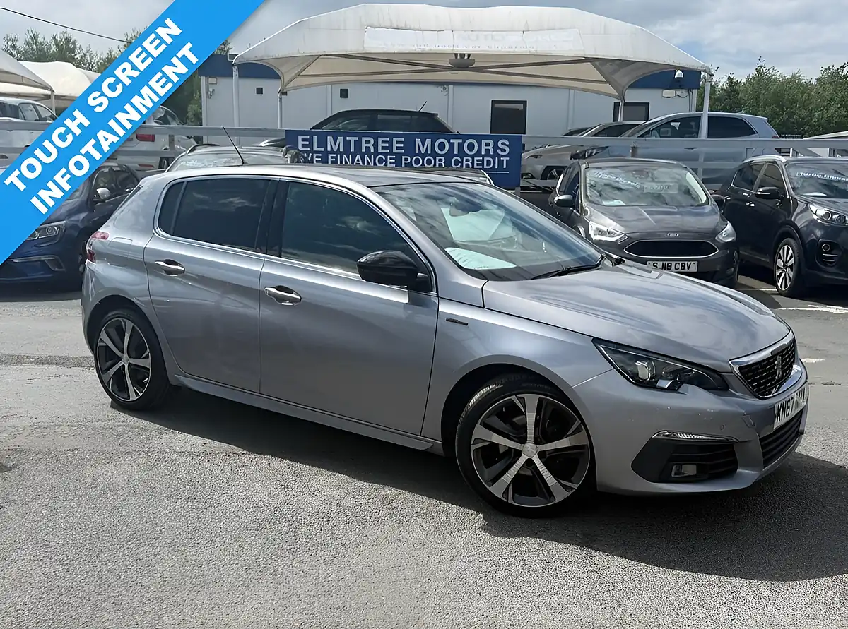 Used 2017 Peugeot 308 GT Line Grey - Front View