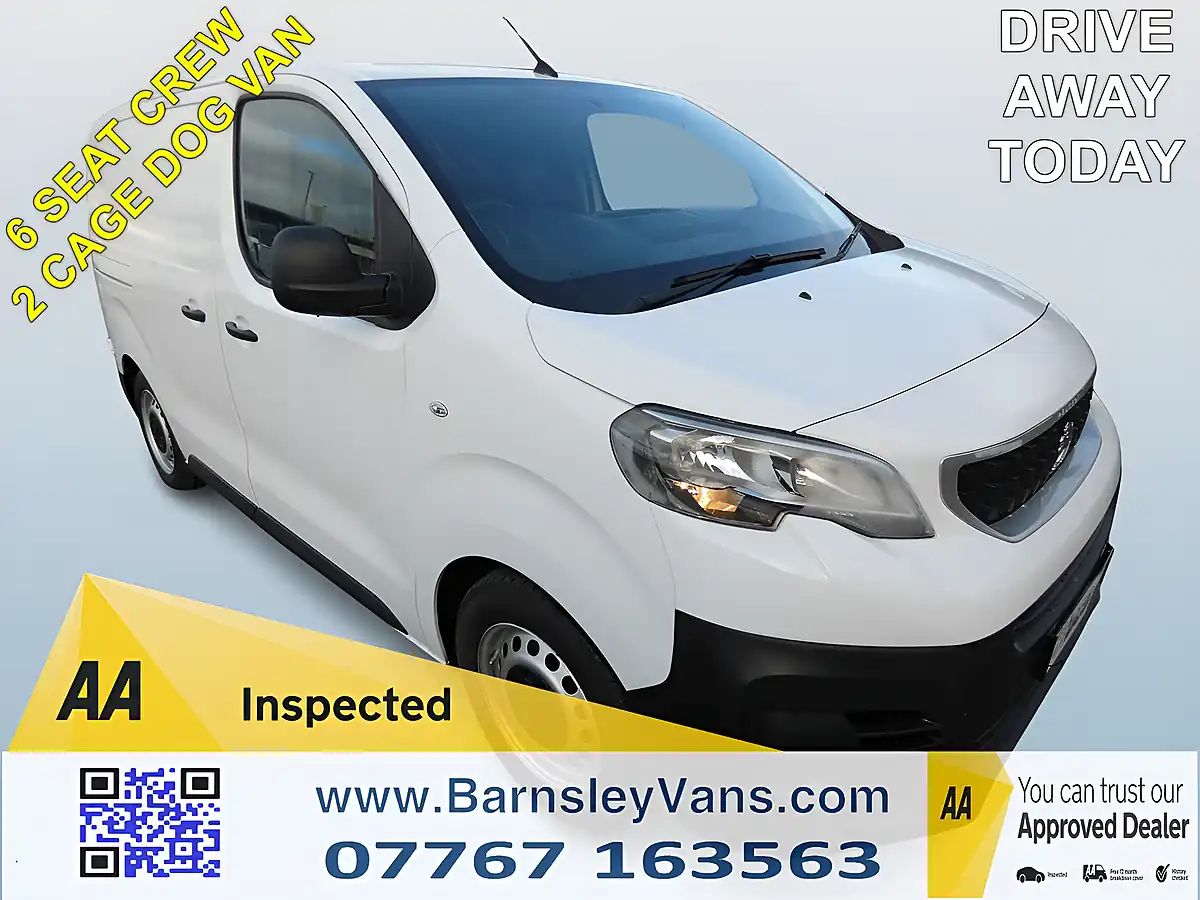 Used 2017 Peugeot Expert 1000 S White - Front View