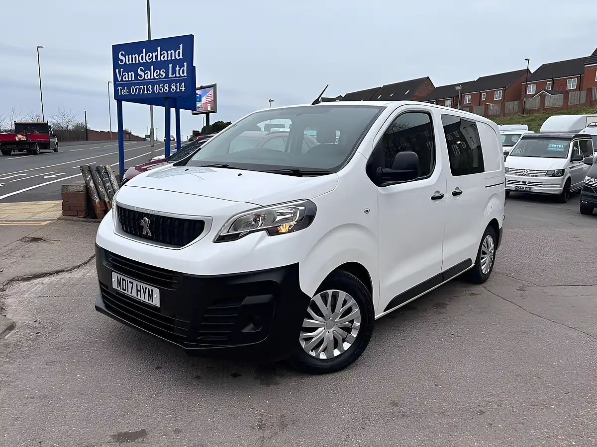 Used 2017 Peugeot Expert Professional Compact Panel Van Swb White - Front View