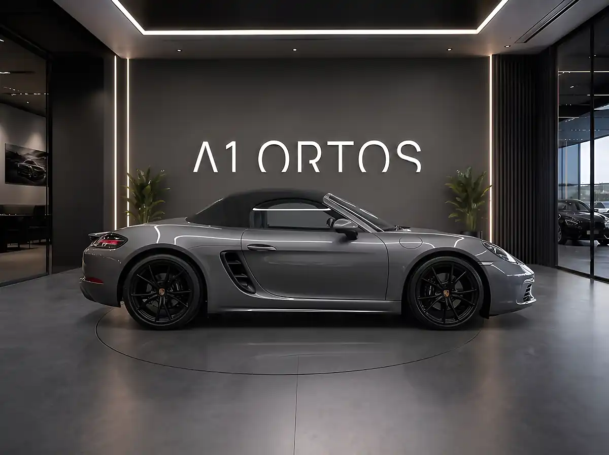 Used 2017 Porsche 718 Boxster Convertible Agate Grey - Interior and Exterior details 10