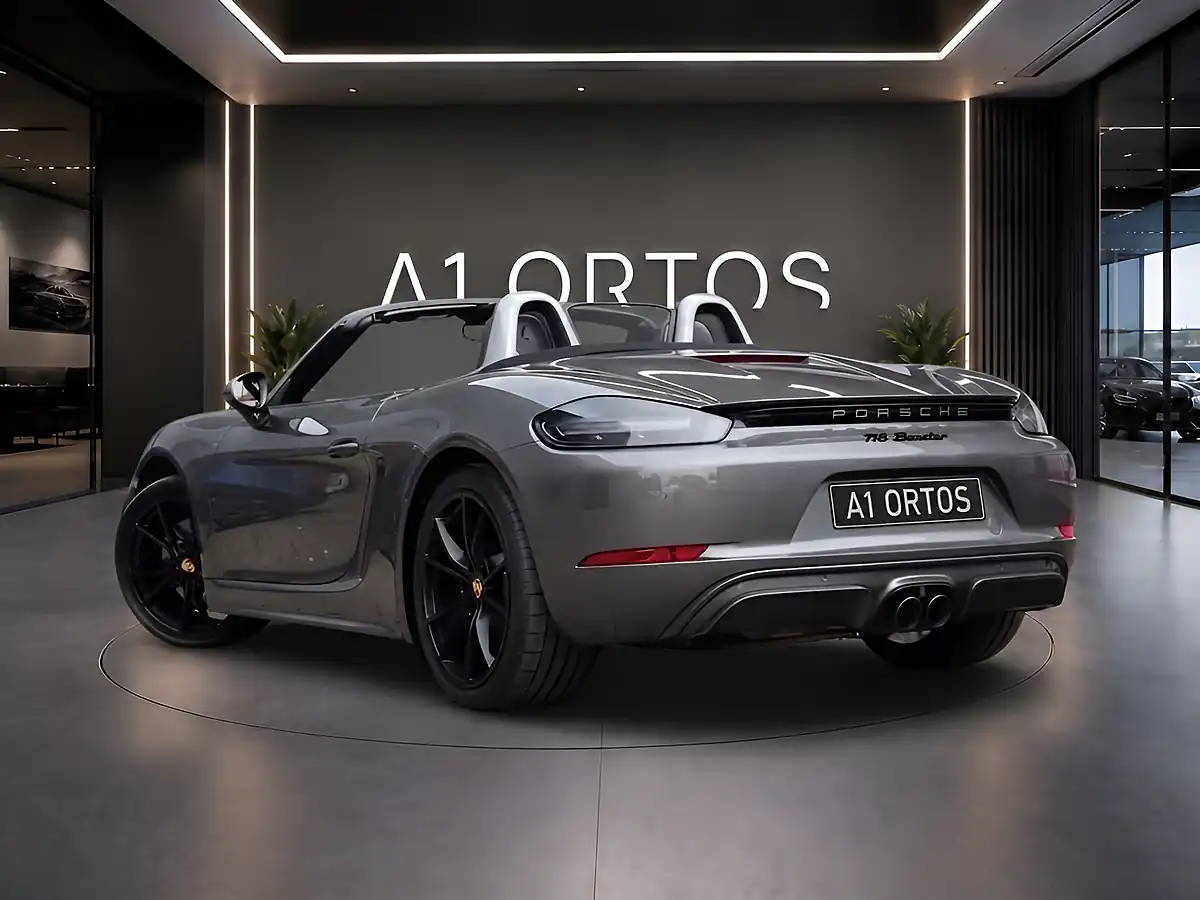 Used 2017 Porsche 718 Boxster Convertible Agate Grey - Interior and Exterior details 2