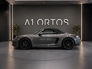 Used 2017 Porsche 718 Boxster Convertible Agate Grey - Interior and Exterior details 6