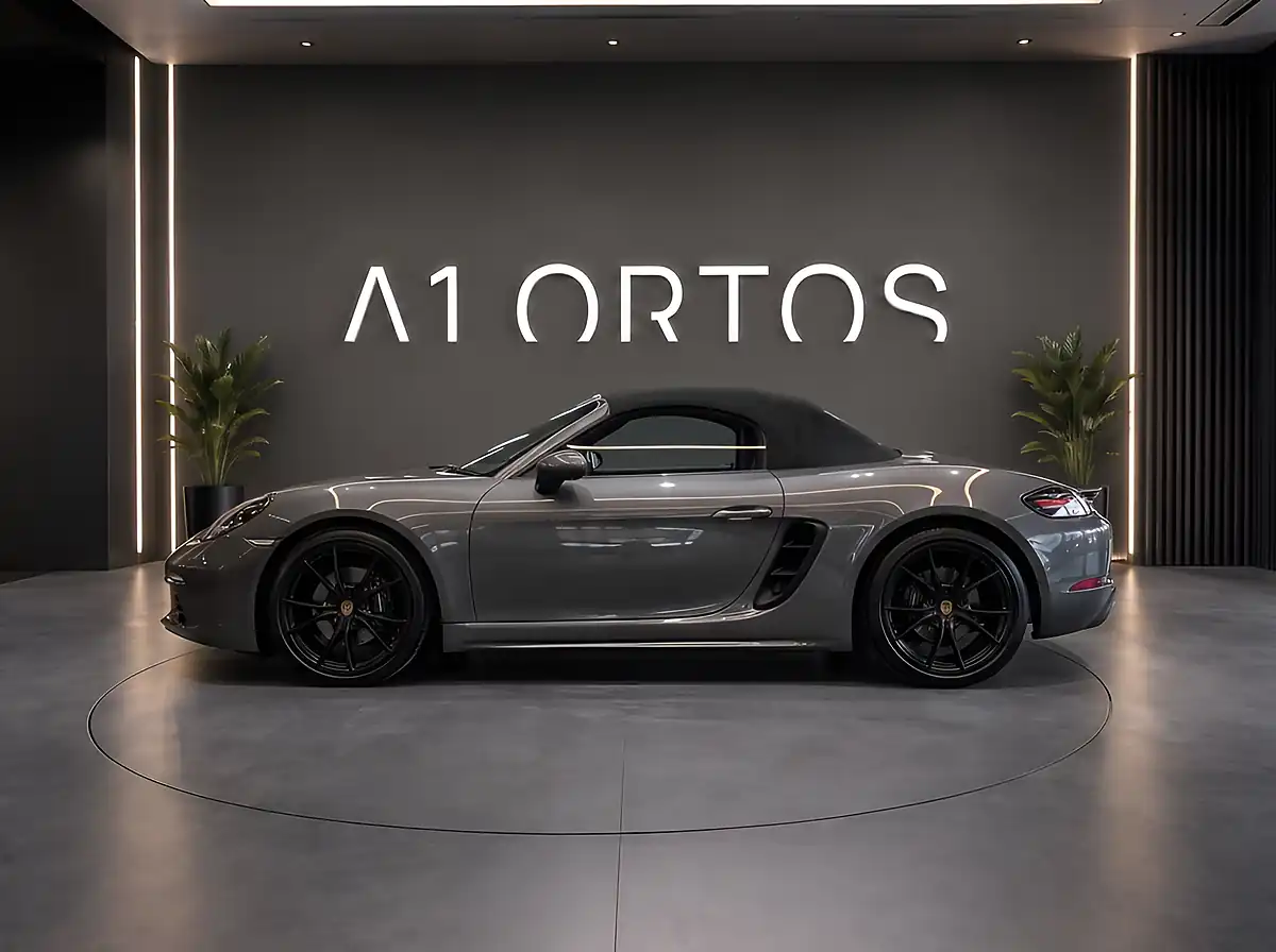 Used 2017 Porsche 718 Boxster Convertible Agate Grey - Interior and Exterior details 6