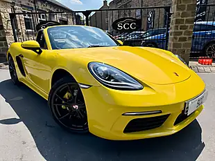 Used 2017 Porsche 718 Boxster Pdk Speed Yellow - Interior and Exterior details 2