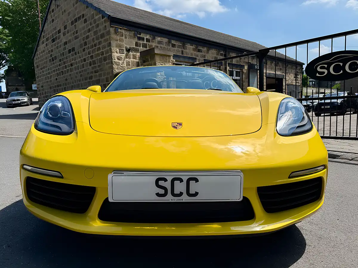 Used 2017 Porsche 718 Boxster Pdk Speed Yellow - Interior and Exterior details 4