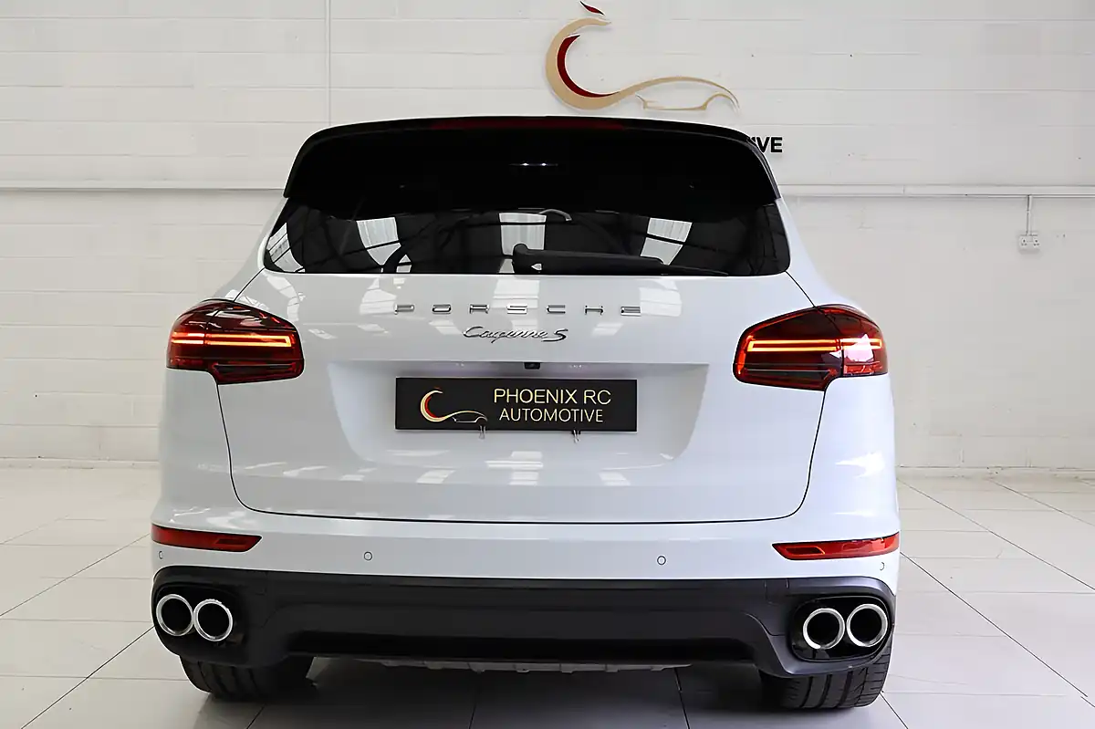 Used 2017 Porsche Cayenne S Platinum Edition White - Interior and Exterior details 5