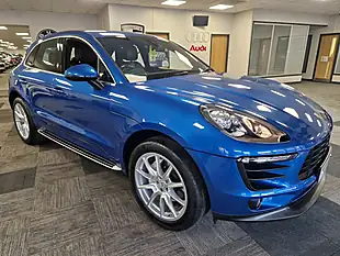 Used 2017 Porsche Macan S Blue - Interior and Exterior details 2