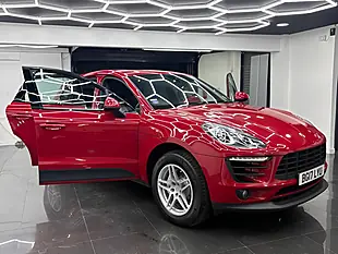 Used 2017 Porsche Macan S Pdk Red - Interior and Exterior details 5
