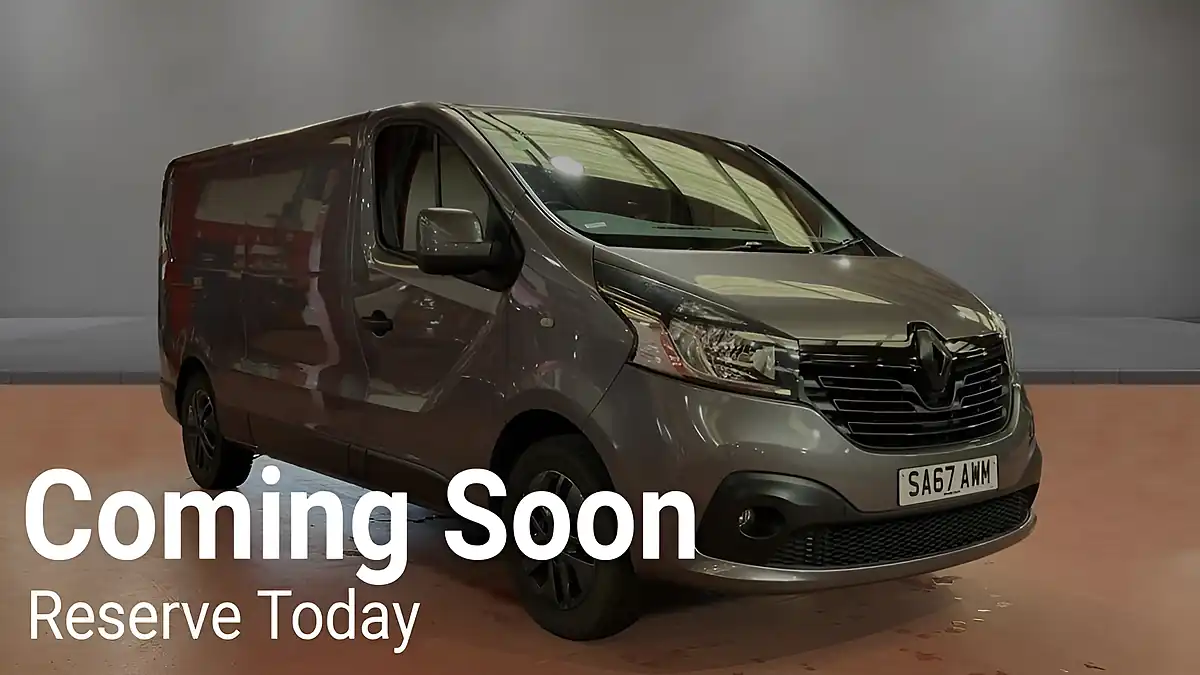 Used 2017 Renault Trafic Sport Nav Lwb Grey - Front View