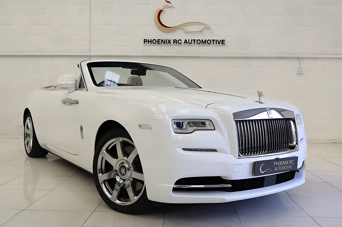 Used 2017 Rolls-Royce Dawn Convertible Red - Front View