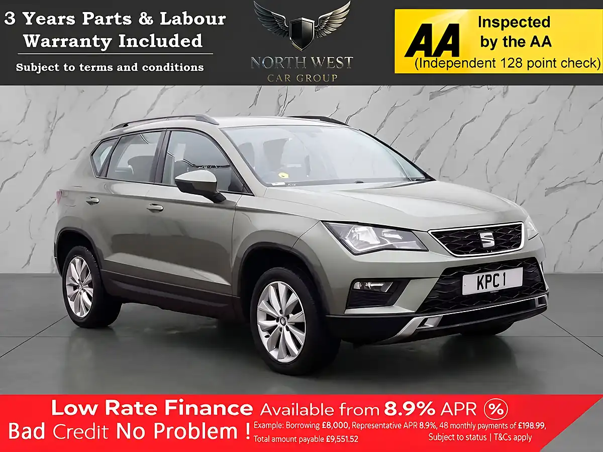 Used 2017 SEAT Ateca Se Green - Front View